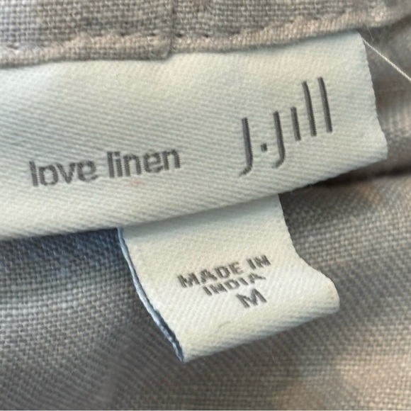J Jill Love Linen M Linen Elasticc Waistband Pull on Lagenlook Pant - Picture 8 of 8